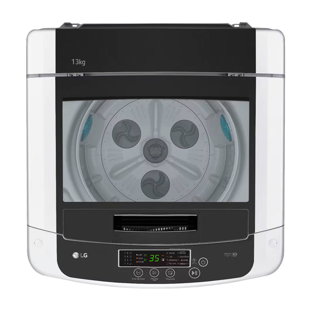 LG Lavadora Automática Smart Inverter de Carga Superior | TurboDrum | Smart Motion | Punch+3 | 13kg