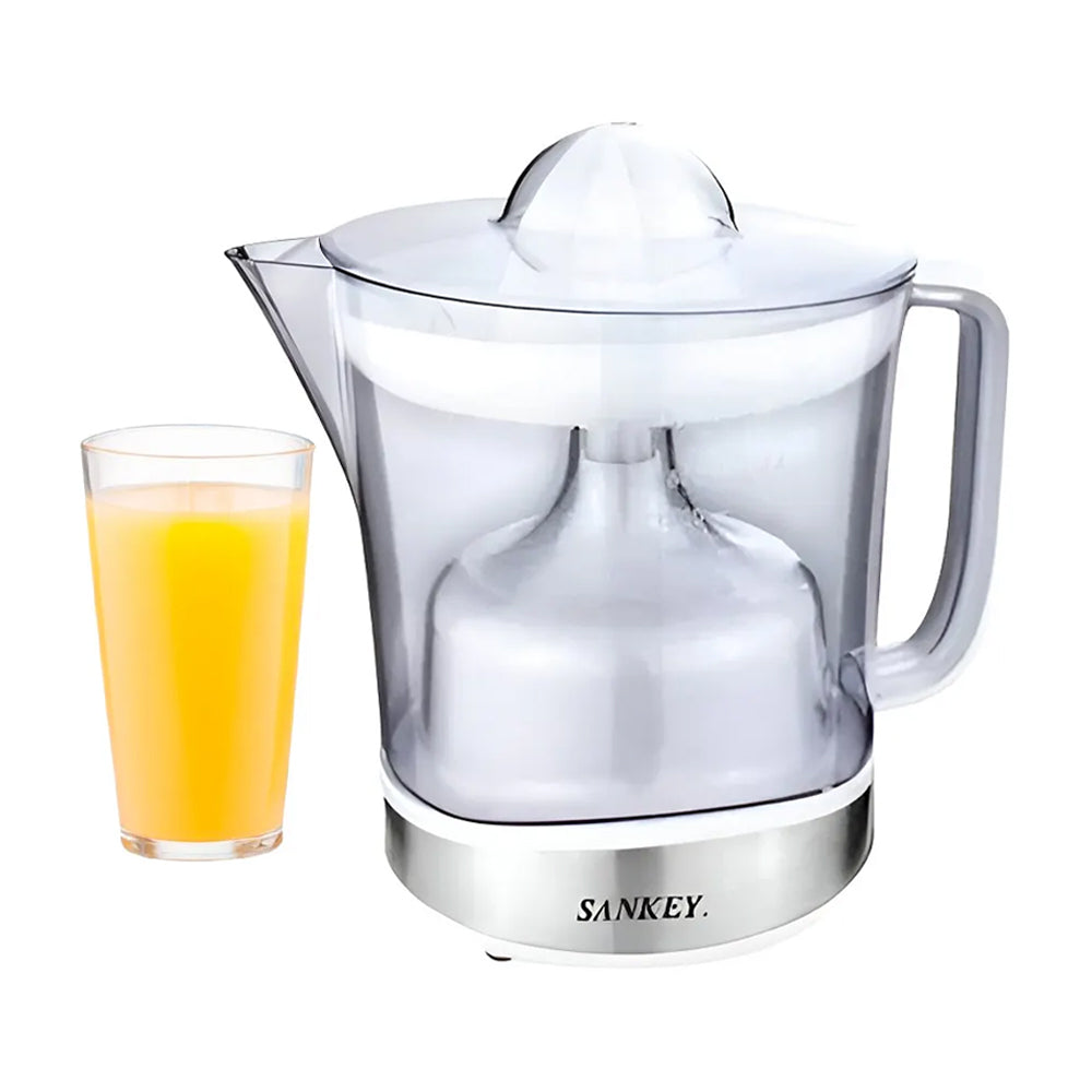 Sankey Exprimidor de Jugo | 1L | Jarra Transparente | Facil de Limpiar | Alta Potencia | Blanco