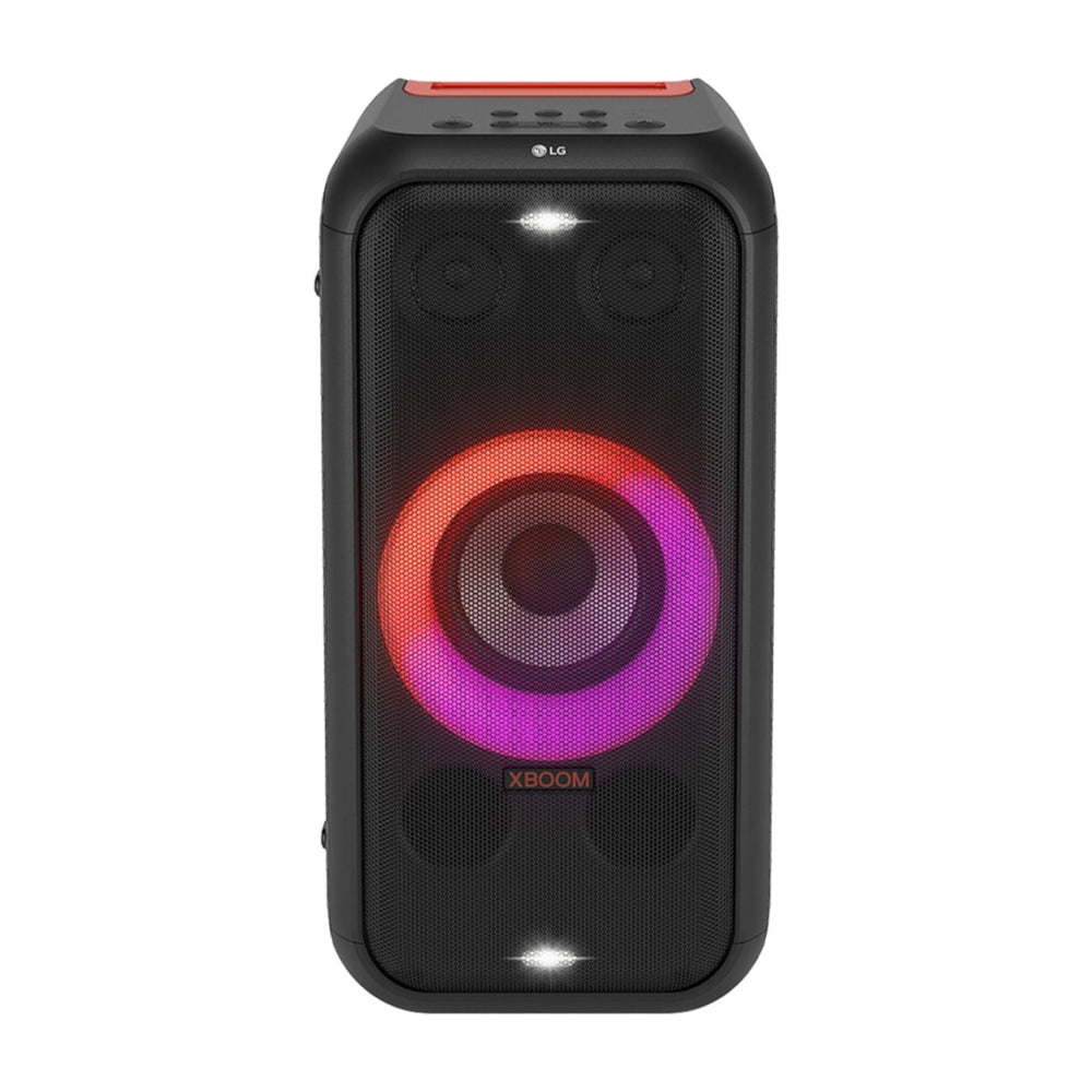 LG XBOOM XL5S Bocina Portátil Bluetooth | Dynamic Bass Optimizer | Luces | 12H | IPX4 | Negro