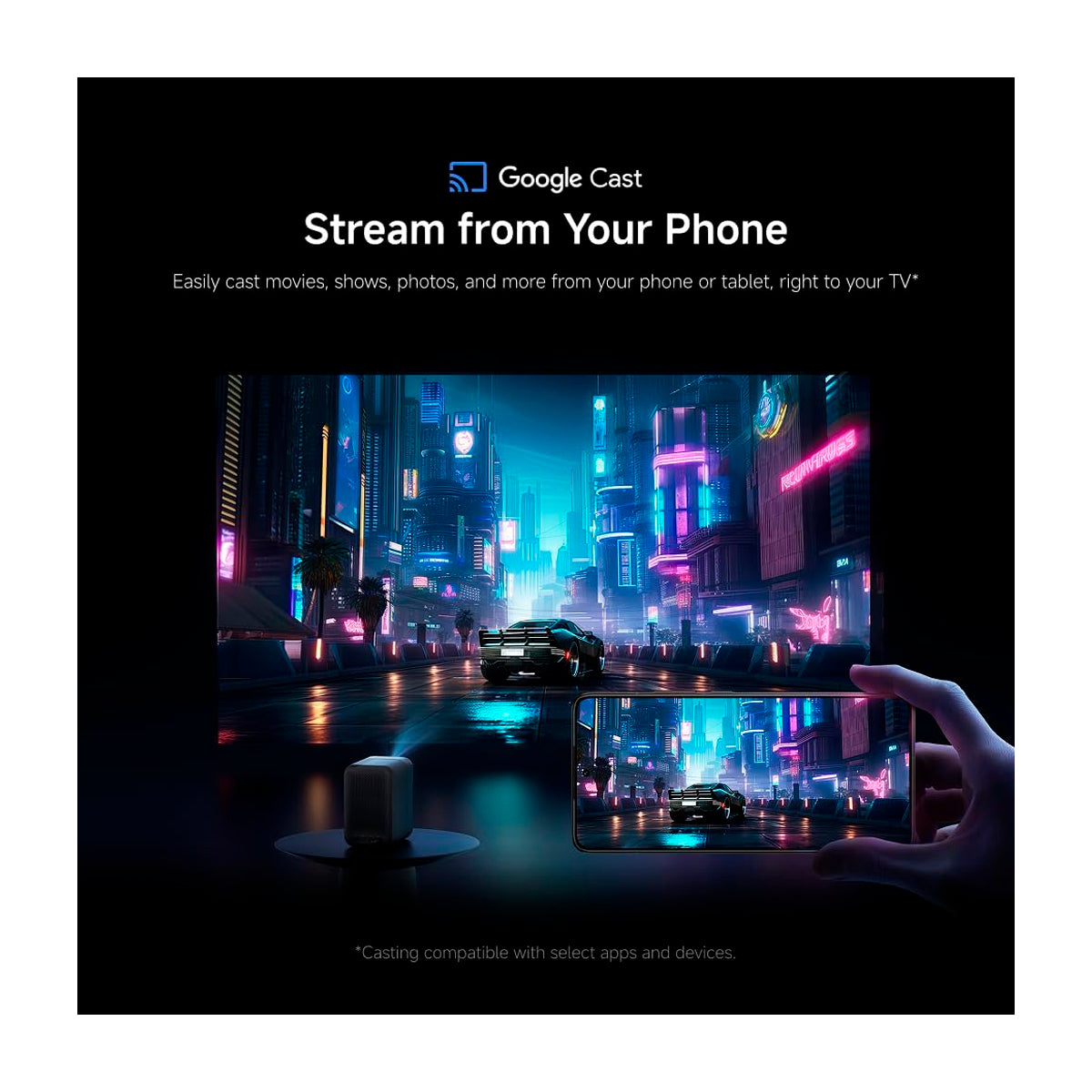 Xiaomi Smart L1 Pro Proyector | FHD | LCD | 400 Lúmenes | 40"-120" | 16:9 | Dolby Audio | WiFi | Bluetooth