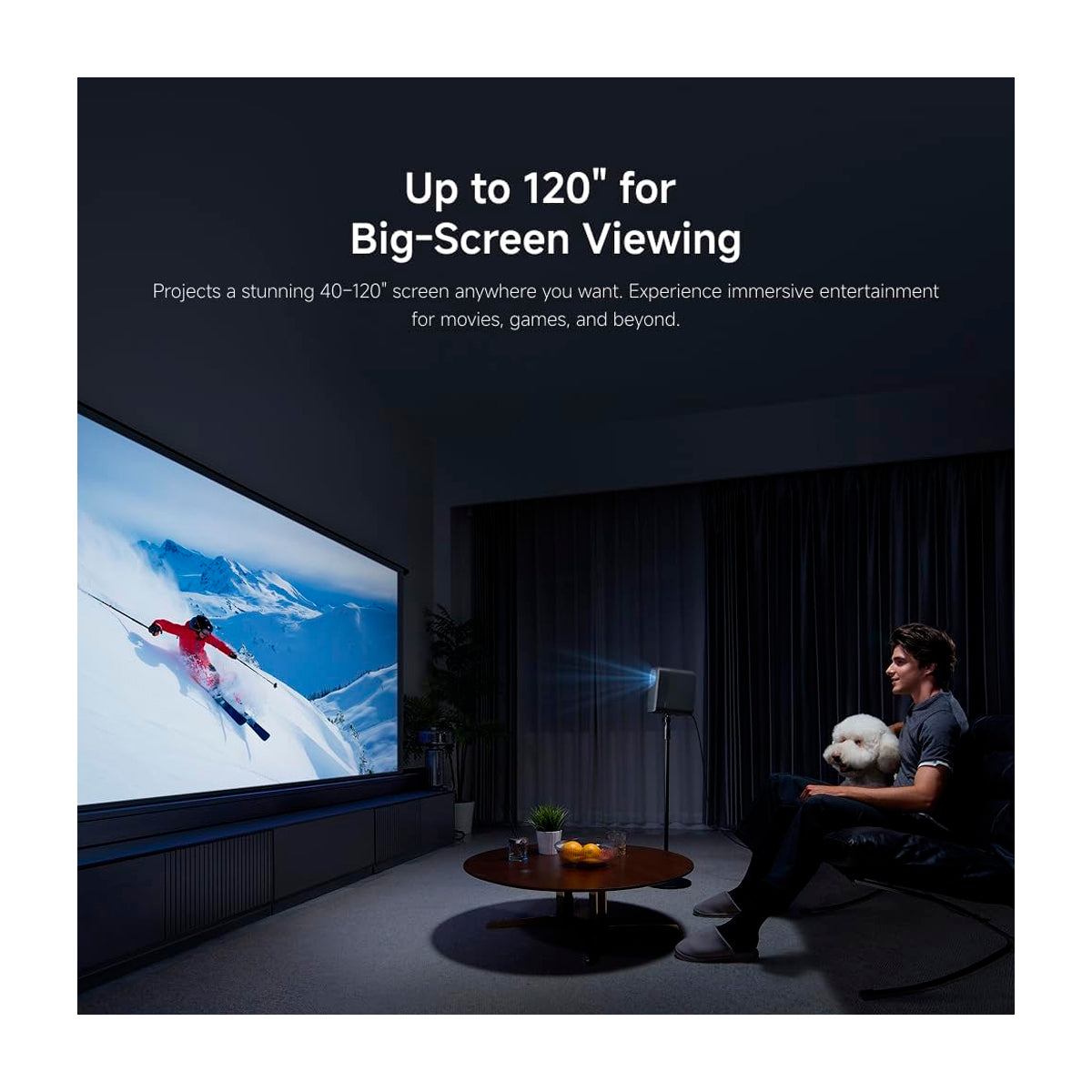 Xiaomi Smart L1 Pro Proyector | FHD | LCD | 400 Lúmenes | 40"-120" | 16:9 | Dolby Audio | WiFi | Bluetooth