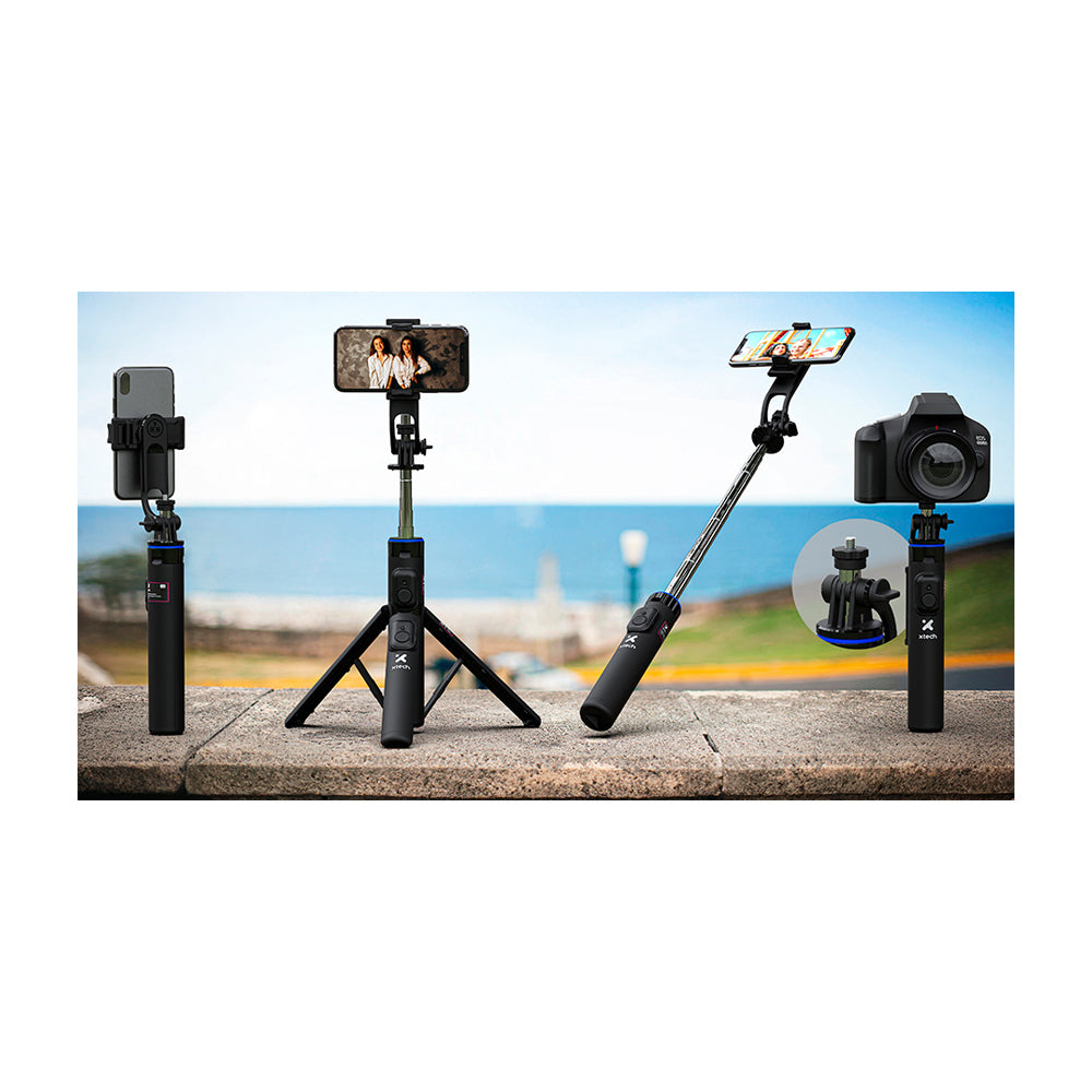 Xtech SnapFlex Selfie Stick de 36" | Para Smartphones y GoPro