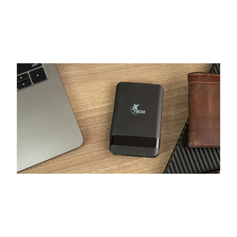 Xtech Estuche Portátil Multifuncional con USB | USB C | Micro USB | Lightning