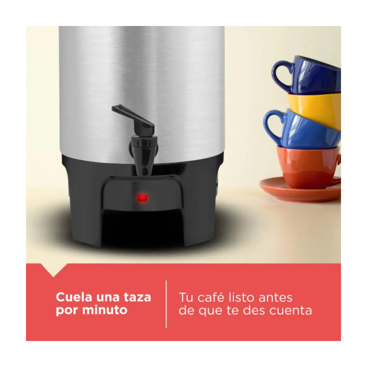 Black & Decker Cafetera Percoladora Comercial de 30 Tazas | Acero Inoxidable