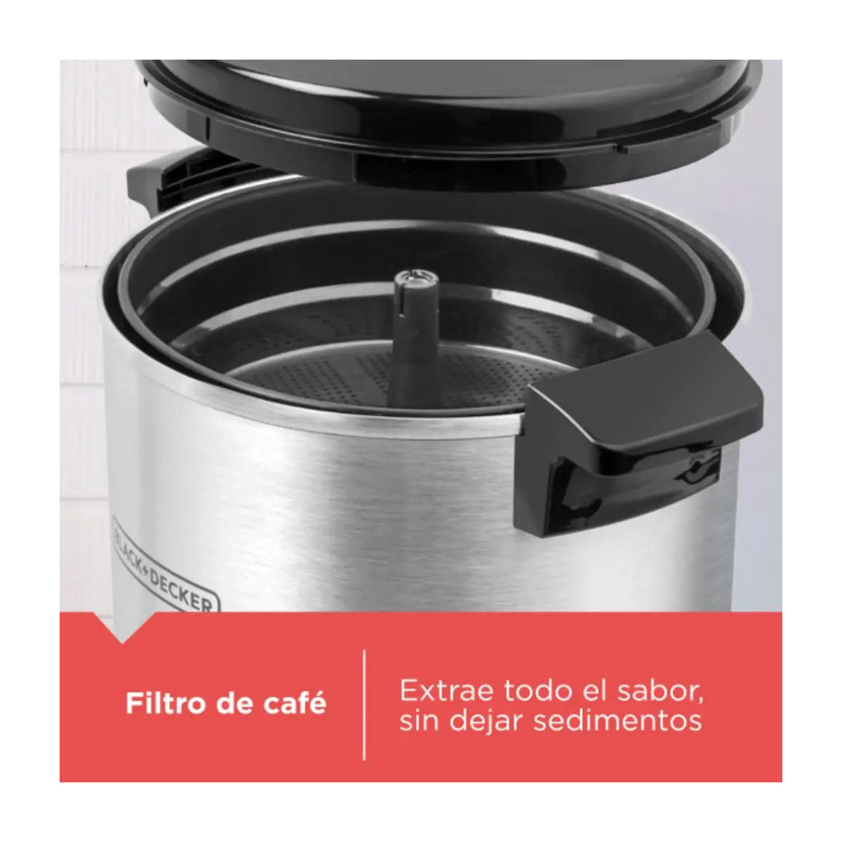 Black & Decker Cafetera Percoladora Comercial de 30 Tazas | Acero Inoxidable