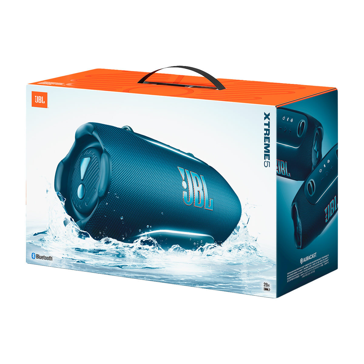JBL Xtreme 5 Bocina Portátil Bluetooth Waterproof | AI Sound Boost | 28H | IP68 | Azul