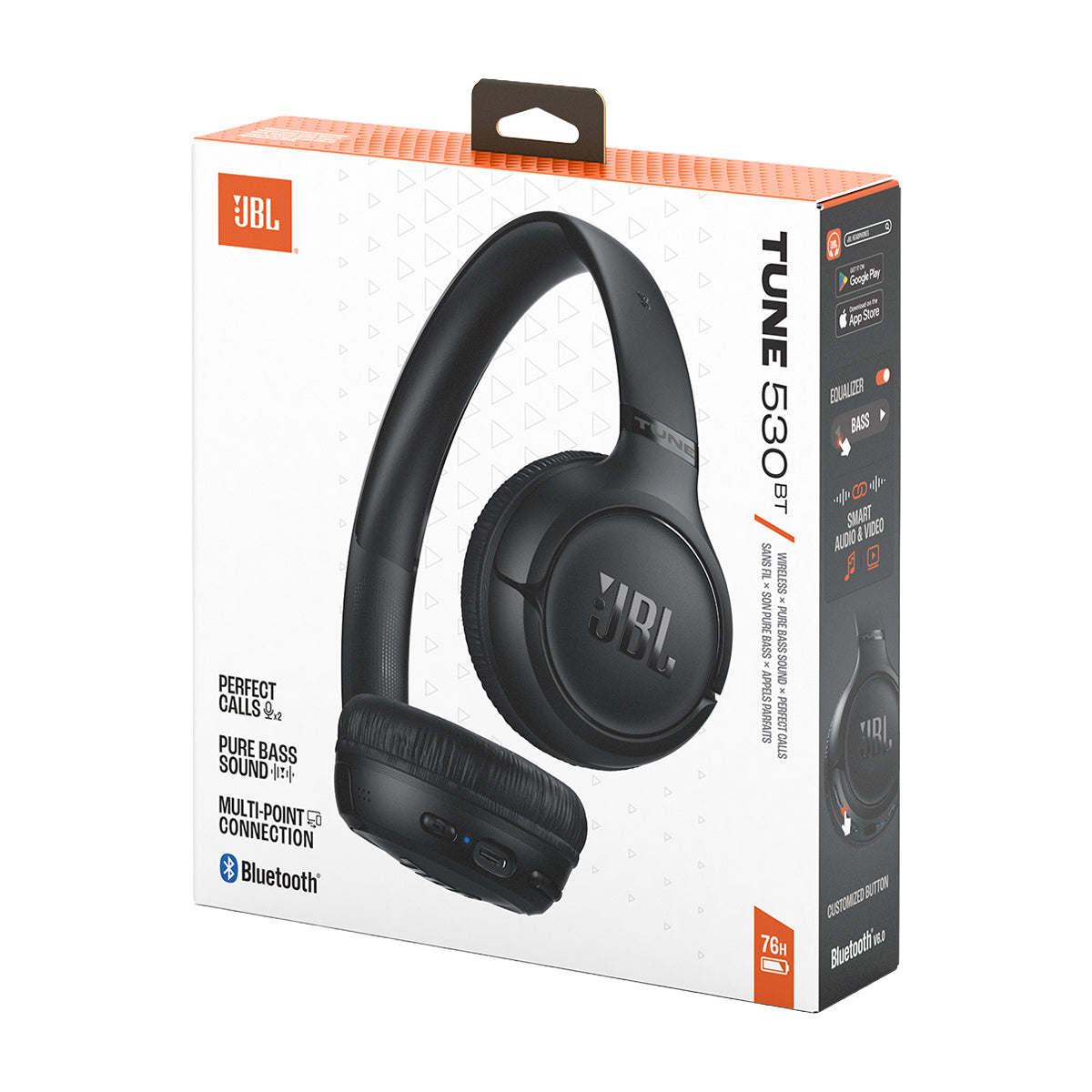 JBL Tune 530BT Audífonos Inalámbricos Bluetooth On-Ear | Negro