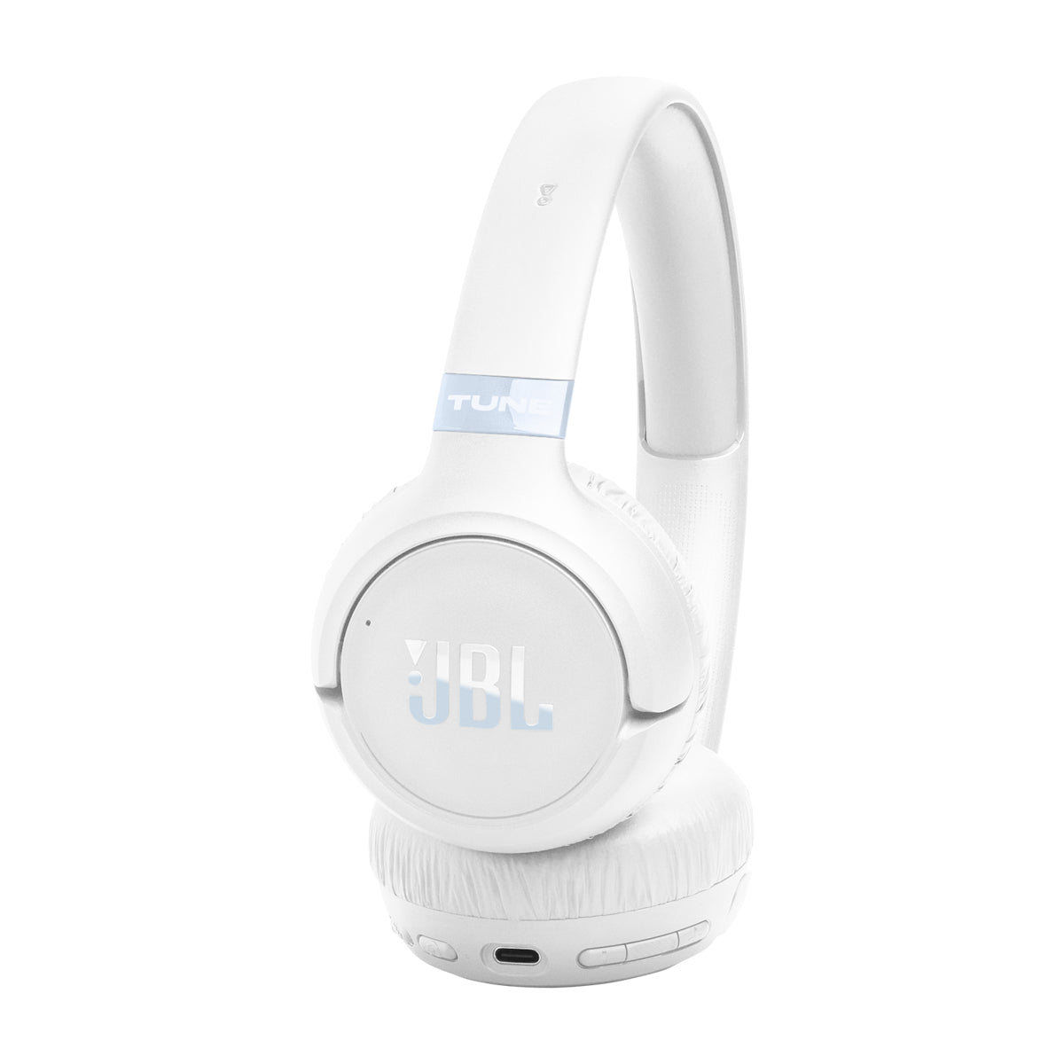 JBL Tune 680NC Audífonos Inalámbricos Bluetooth On-Ear | Adaptive Noise Cancelling | Blanco