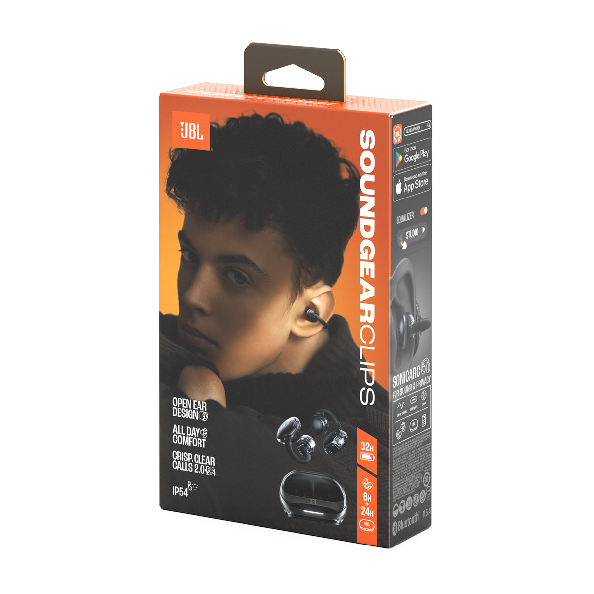 JBL Soundgear Clips True Wireless Audífonos Inalámbricos Bluetooth | Negro