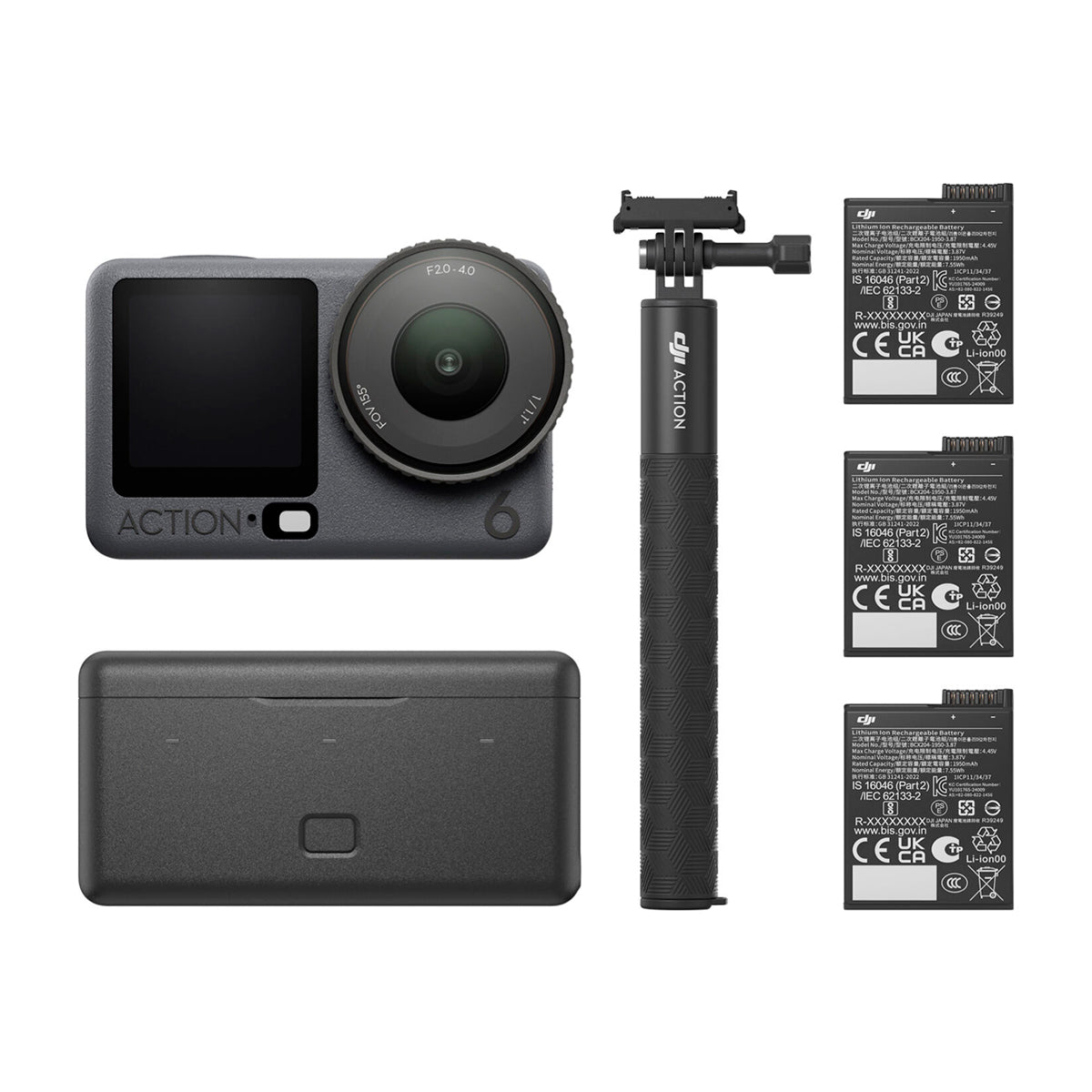 DJI Osmo Action 6 Adventure Cámara de Acción | Video 4K | Doble Pantalla | HorizonSteady | Slow Motion