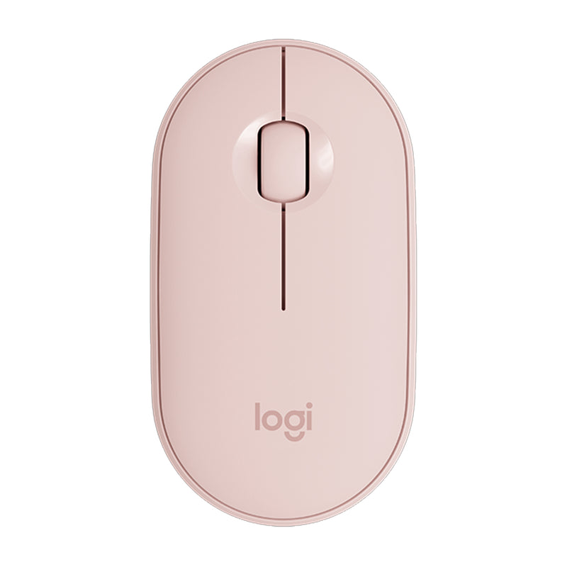 Logitech M350 Mouse Inalámbrico Pebble | Rosa