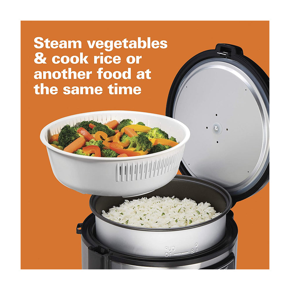 Hamilton Beach Olla Multifuncional de 4.3L | 14 Programas | Cocción Lenta | Interior Antiadherente Extraible