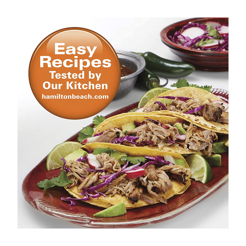 Hamilton Beach Olla Multifuncional de 4.3L | 14 Programas | Cocción Lenta | Interior Antiadherente Extraible