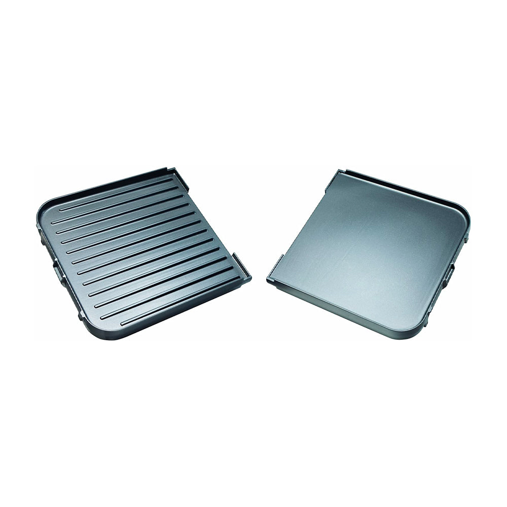 Hamilton Beach Parrilla Eléctrica 3 en 1 | Plancha | Bandeja de Goteo | Rejillas de Doble Cara | 1400W | Negro