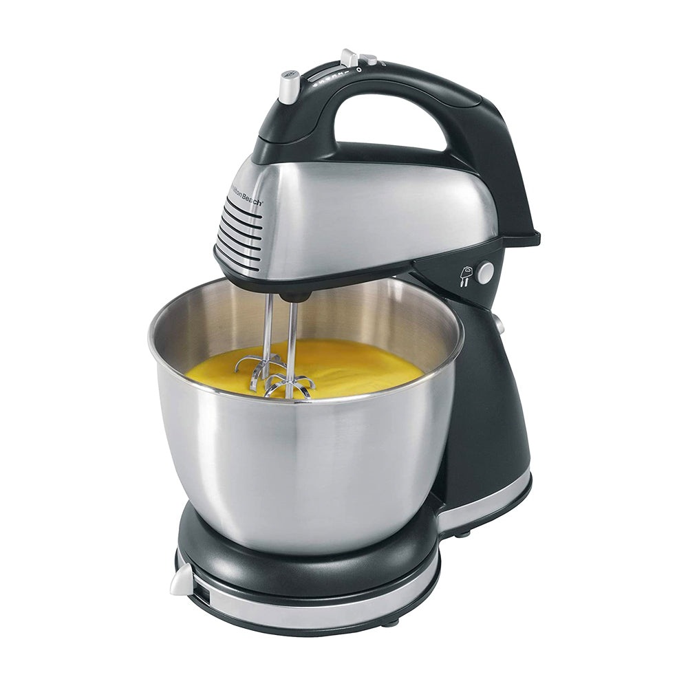 Hamilton Beach Batidora de Pedestal / Mano de 6 Velocidades | 3.78L | 290W | Negro