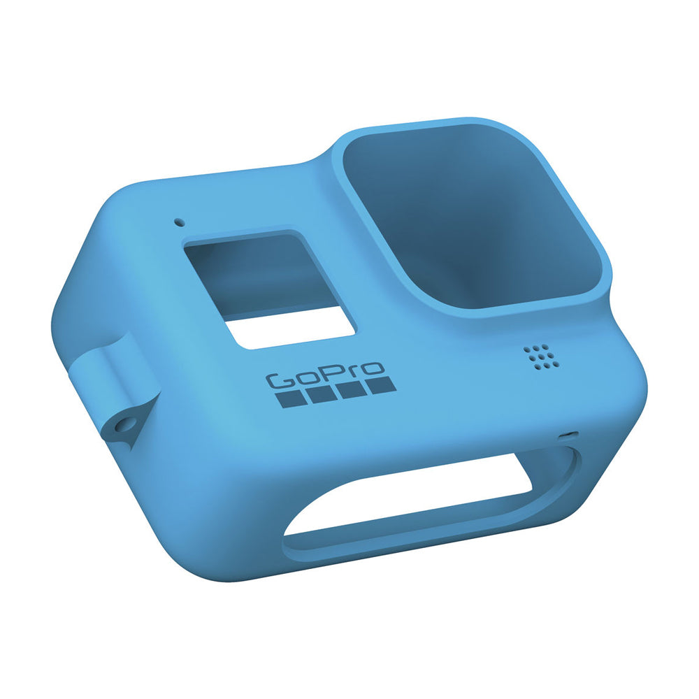 GoPro Silicone Sleeve y Lanyard | Funda y Correa para HERO 8 Black | Azul Intenso