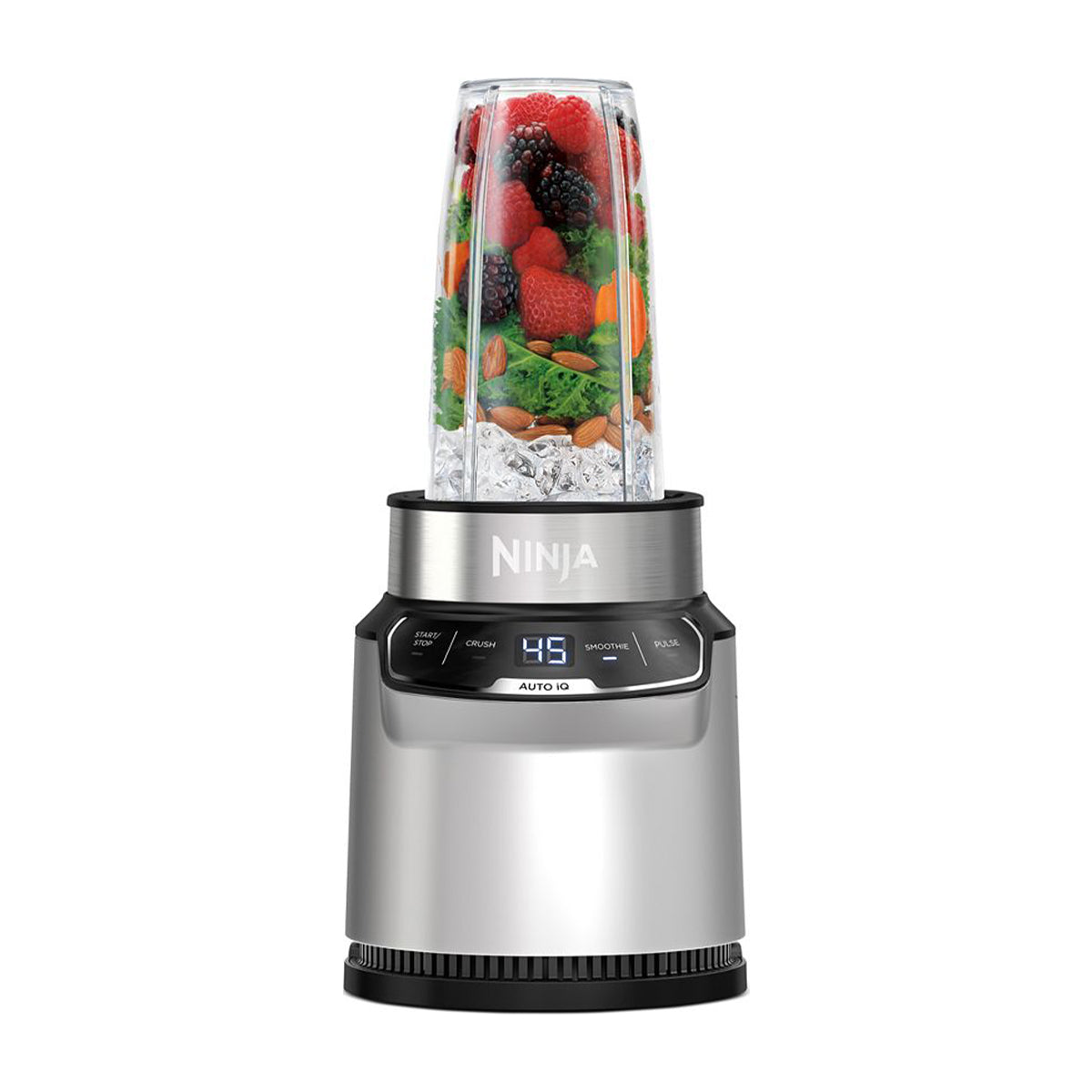 Ninja Nutri-Blender Pro Licuadora / Extractor de Nutrientes | Auto IQ | Función de Pulso | 1100W | 0.7L | Plateado