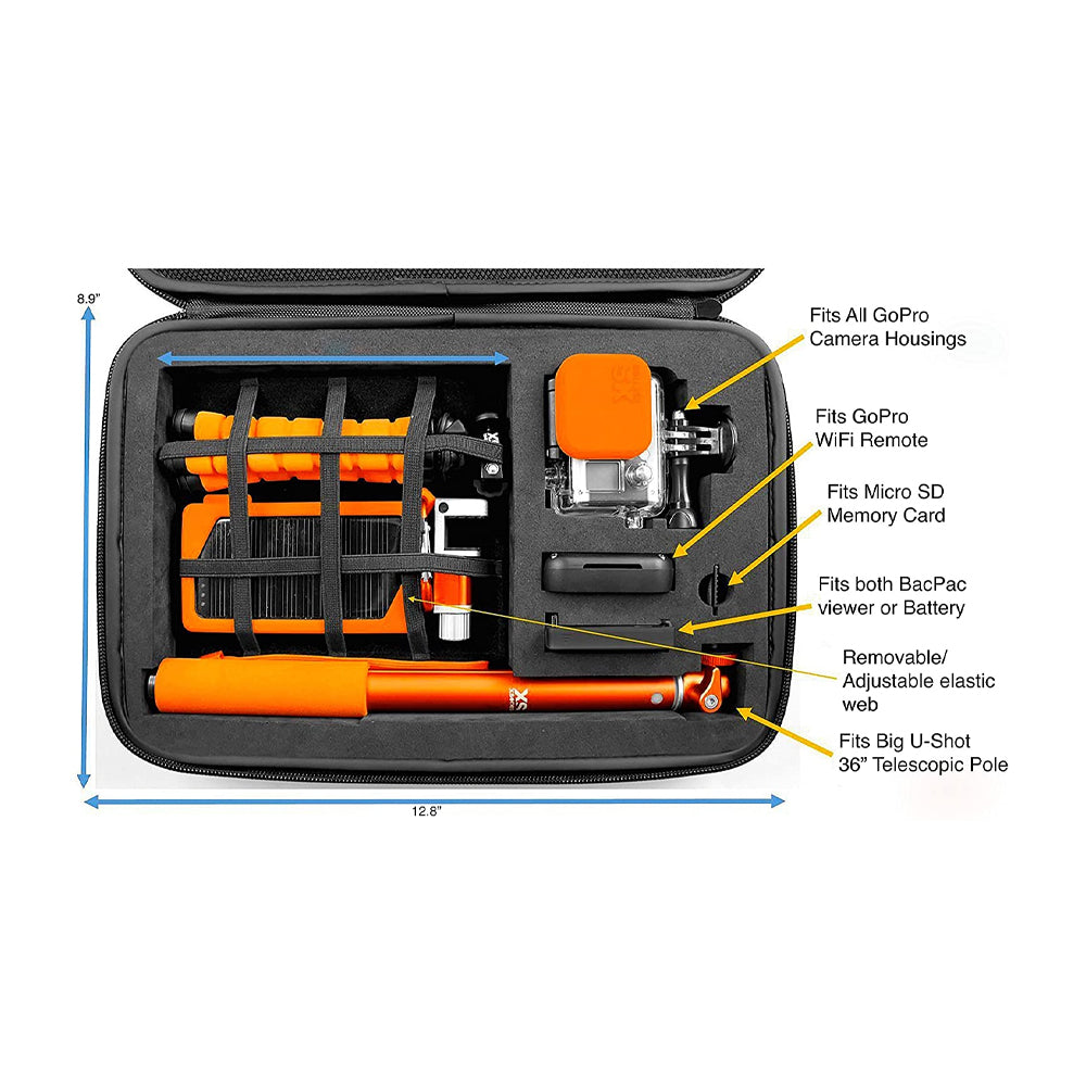 XSories Capxule Estuche Suave para GoPro y Accesorios | Azul