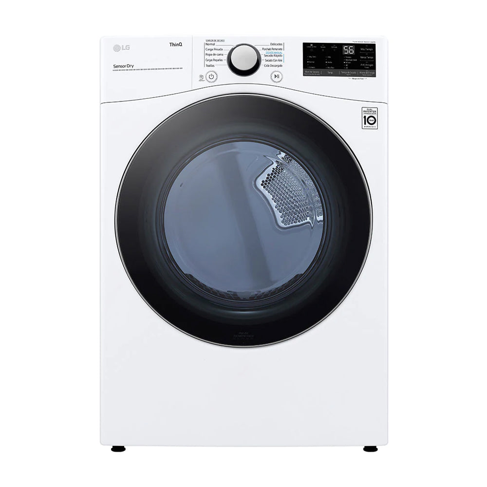 LG Secadora a Gas de Carga Frontal | ThinQ | Sensor Dry | Flow Sense | 22kg