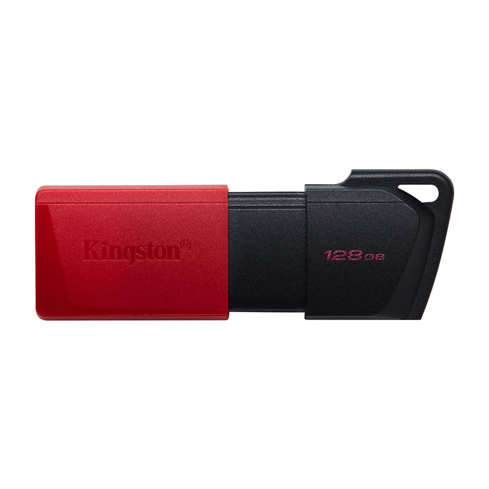 Kingston Memoria USB de 128GB | USB 3.2 | 100MB/s | Negro Rojo