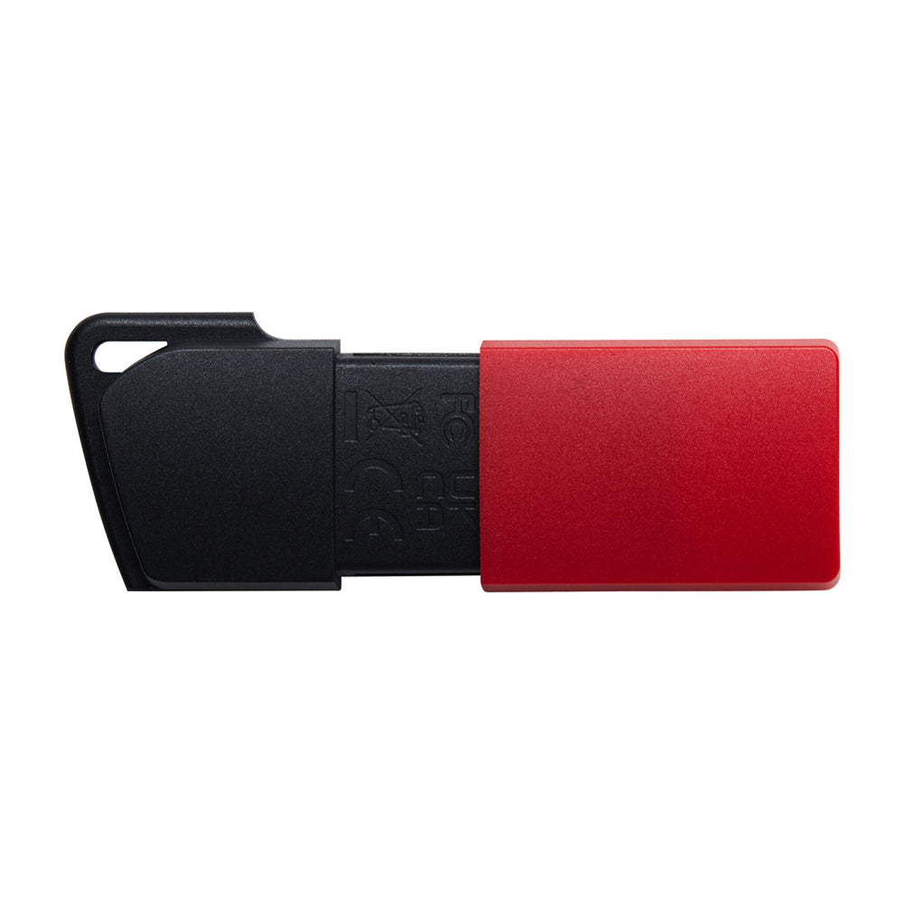 Kingston Memoria USB de 128GB | USB 3.2 | 100MB/s | Negro Rojo