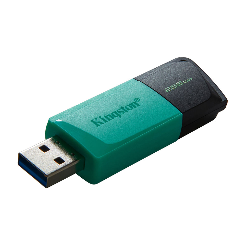 Kingston Memoria USB de 256GB | USB 3.2 | 100MB/s | Negro Teal