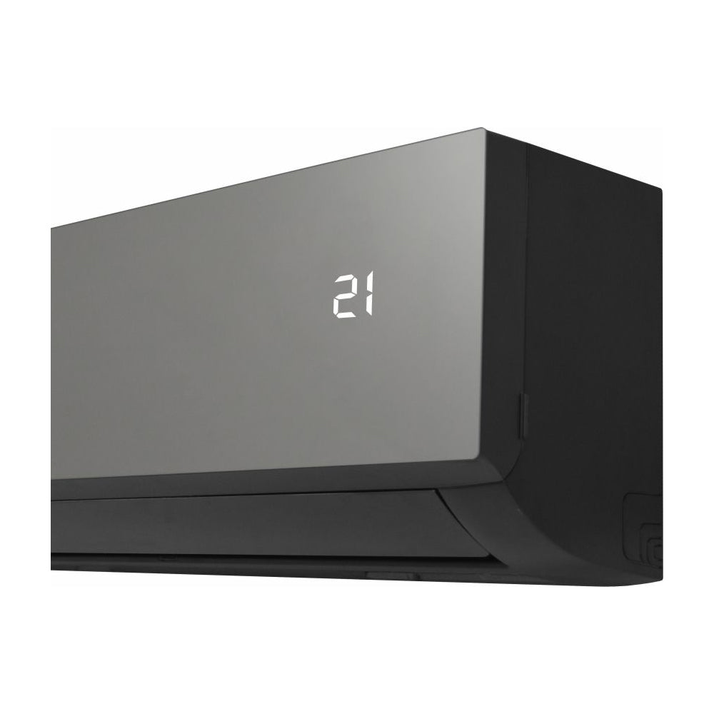 Sankey Aire Acondicionado Split Inverter Serie Superiore 11,500 BTU | SEER 22 | Alta Eficiencia | Protección de Voltaje | Enfriamiento Supremo | Silver Ion | Filtro de Carbón Activo | 220v | Black Mirror