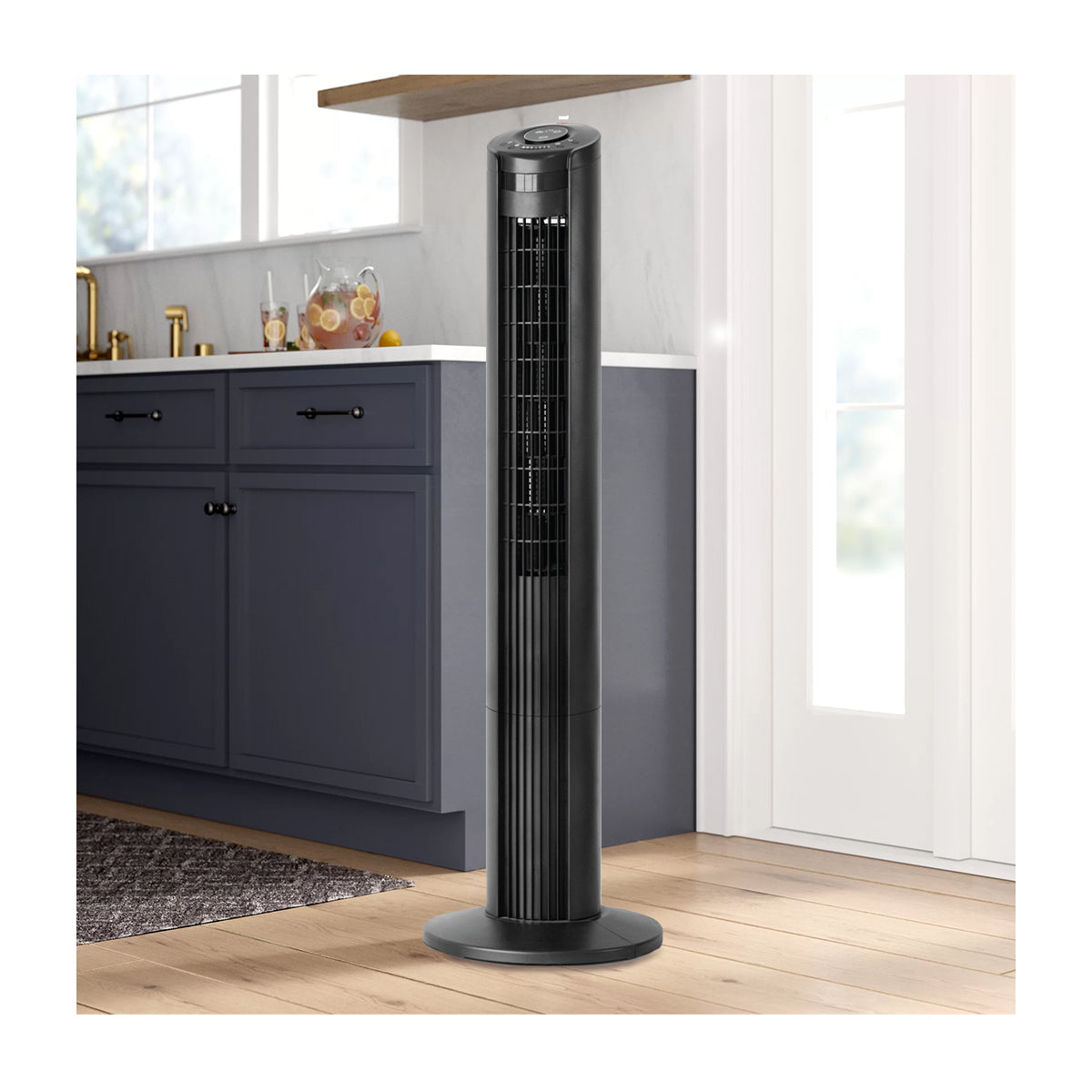 Sankey Abanico de Torre de 42" | Control Remoto | 3 Velocidades | Negro