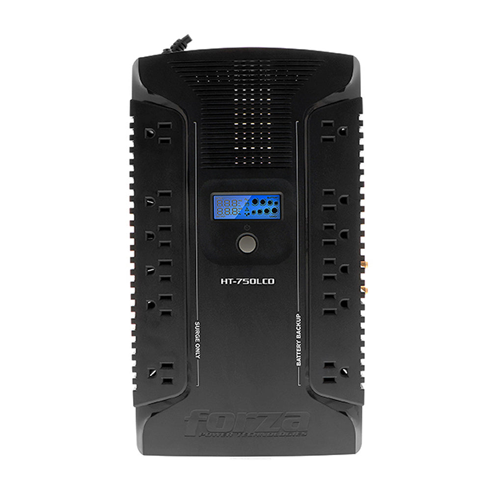 Forza UPS | 750VA/450W | 12 Salidas | Coax | USB | Sobremesa-120V