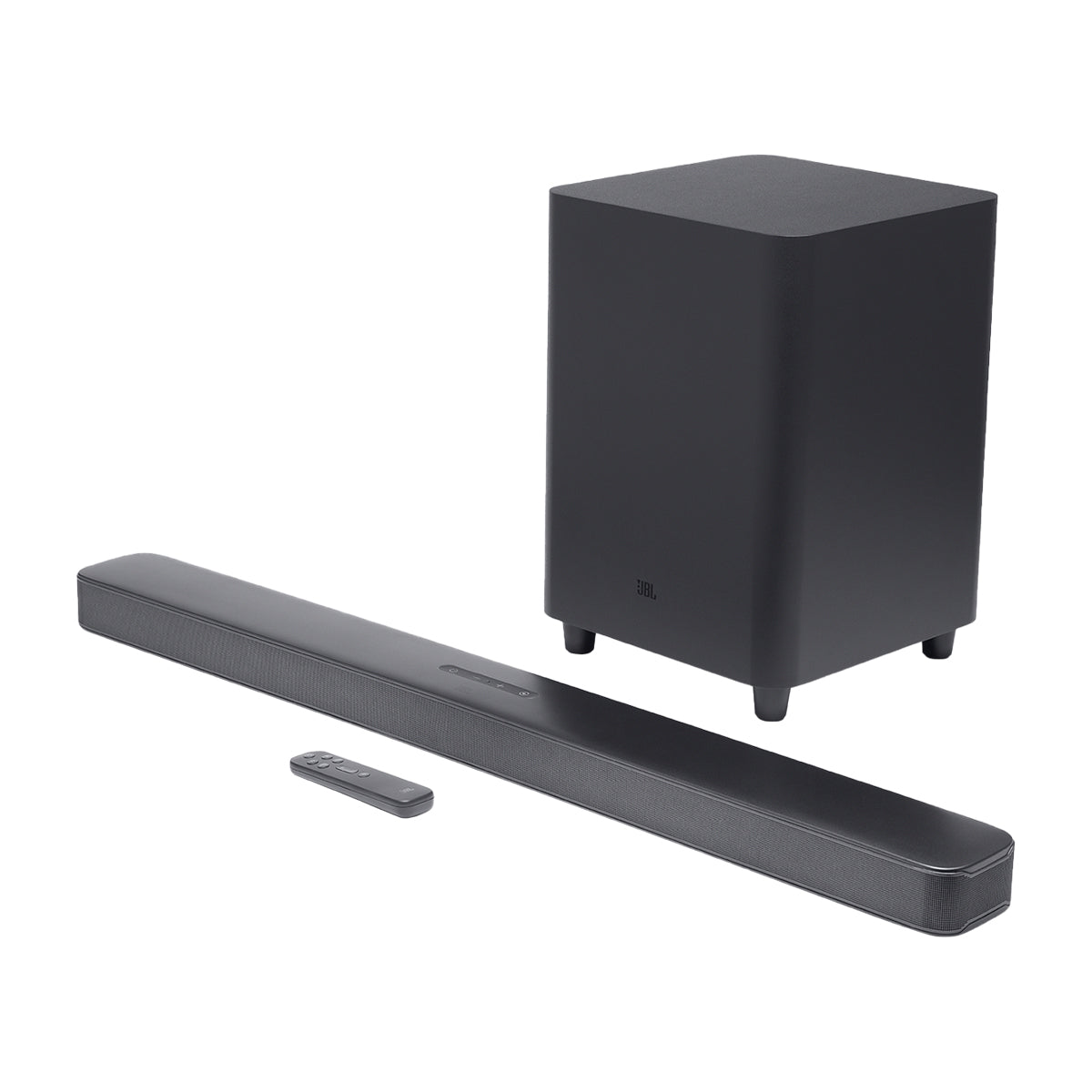 JBL Bar 5.1 Surround Barra de Sonido Bluetooth de 5.1 Canales | Subwoofer | MultiBeam | 4K | Chromecast | Alexa | WiFi | Dolby VA | 550W