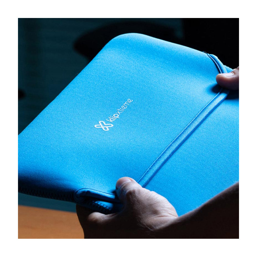 Klip Xtreme Funda Reversible para Laptop de 14.1" | Repelente al Agua | Negro/Azul