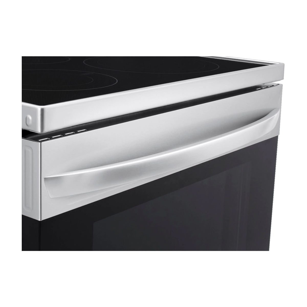 LG Estufa Eléctrica de Acero Inoxidable | 2-en-1 | Smart WiFi ThinQ | 6.3p3 | Air Fryer | Convección | Panel Digital | 30" | 5 Quemadores | Plateado