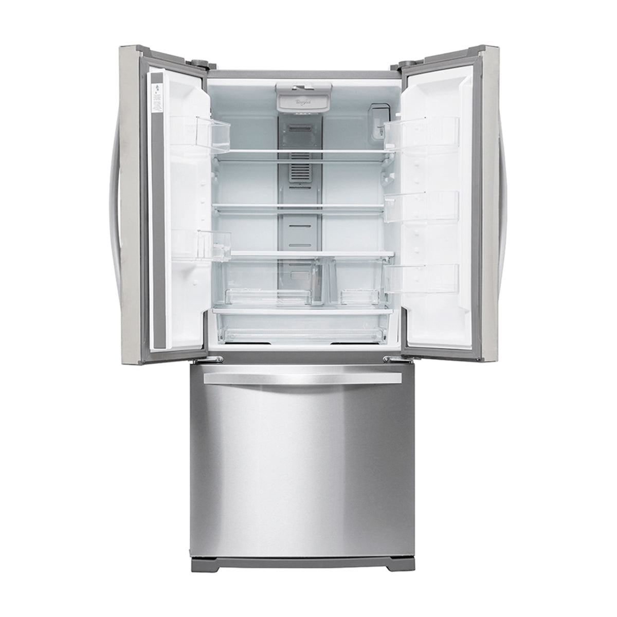 Whirlpool Refrigeradora French Door de 3 Puertas | Fresh Flow | EveryDrop | Dispensador de Agua | 20p3