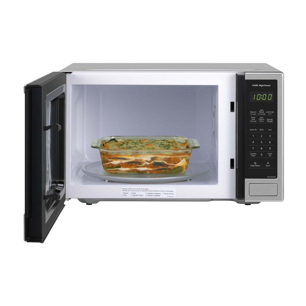 Panasonic Microondas de 1100W | 1.3p3 | Plateado