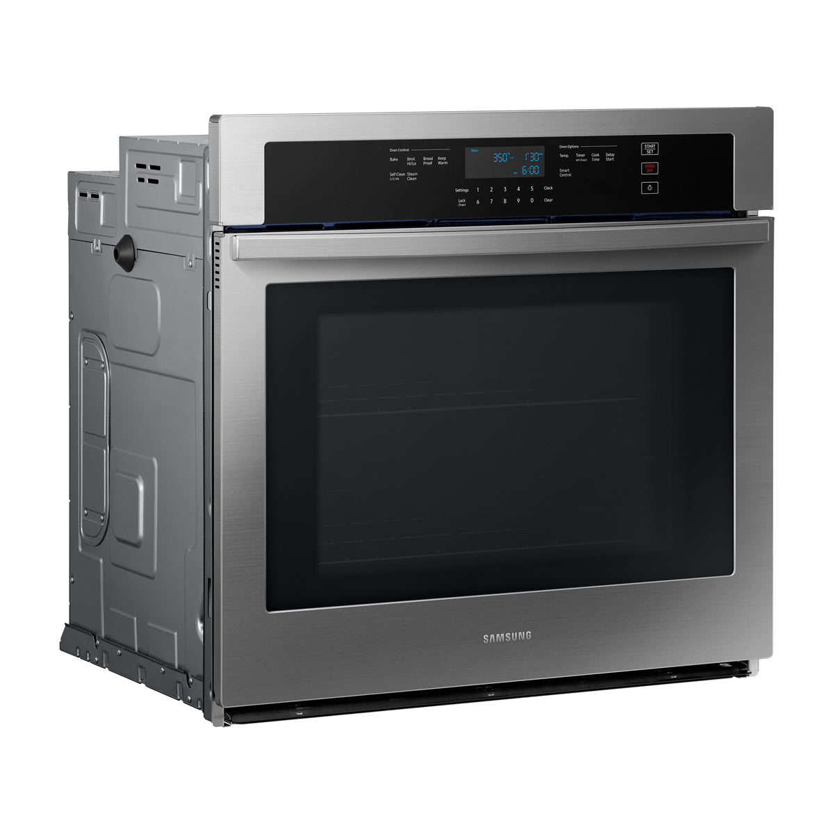 Samsung Horno Multifuncional Empotrable Eléctrico | 30" | 5.1p3 | WiFi | Control Táctil Digital | Interior de Cerámica Azul | Self / Steam Clean | 285°C