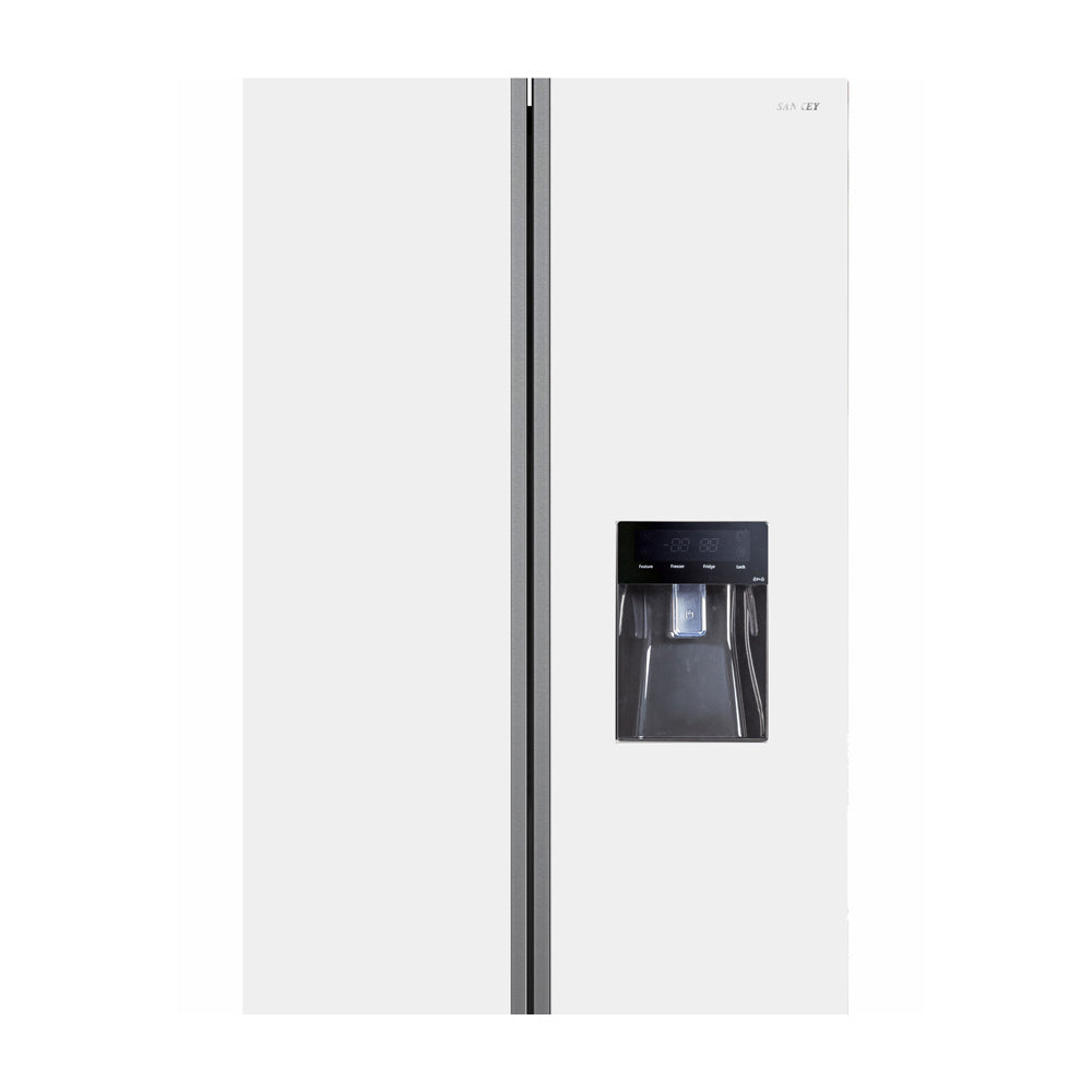 Sankey Refrigeradora Side by Side Inverter | Enfriamiento Supremo | Descongelación Automática | Dispensador de Agua | 18.96p3 | Blanco