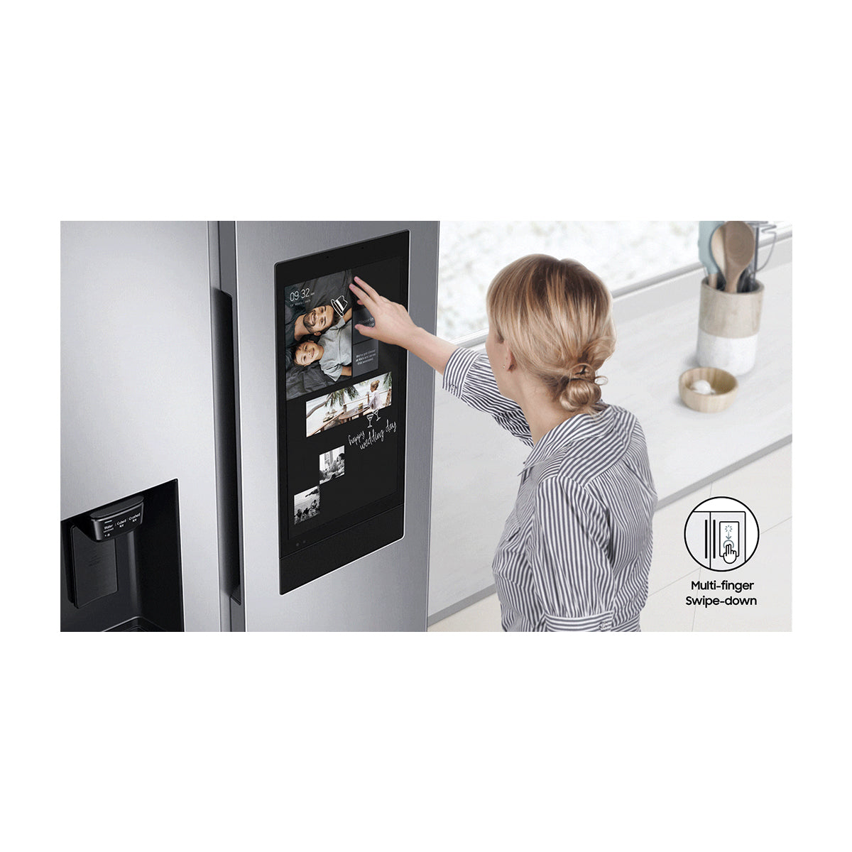 Samsung Refrigeradora Side By Side Digital Inverter | Family Hub | WiFi | Bluetooth | Dispensador de Agua y Hielo | 21.51p3