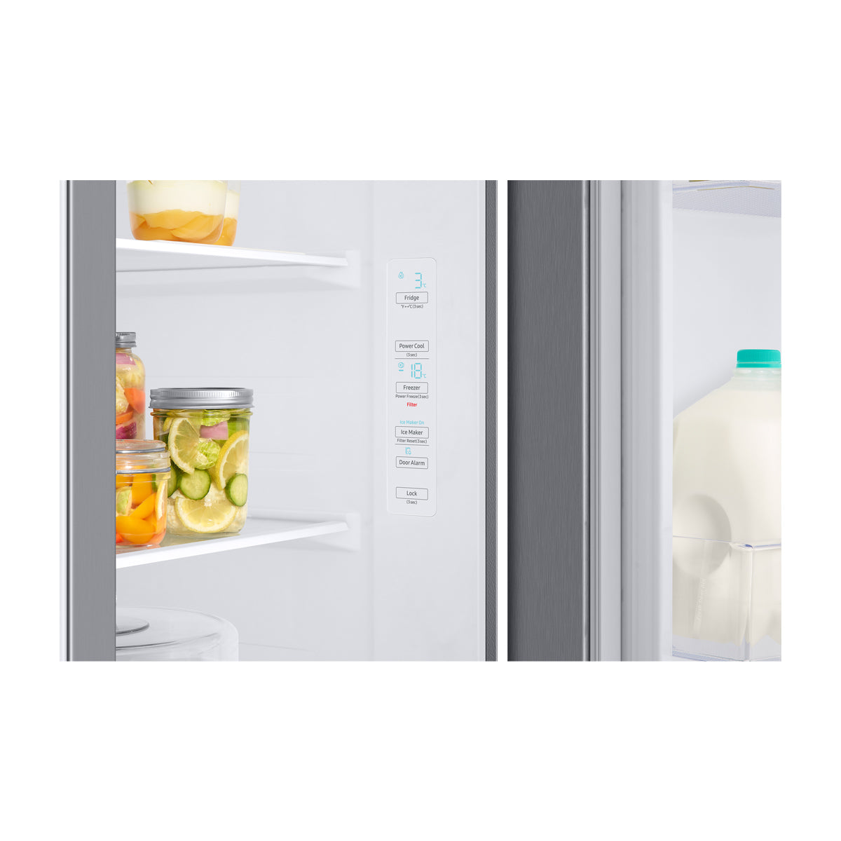 Samsung Refrigeradora Side By Side Digital Inverter | All-Around Cooling | SpaceMax | Dispensador de Agua y Hielo | 22.2p3