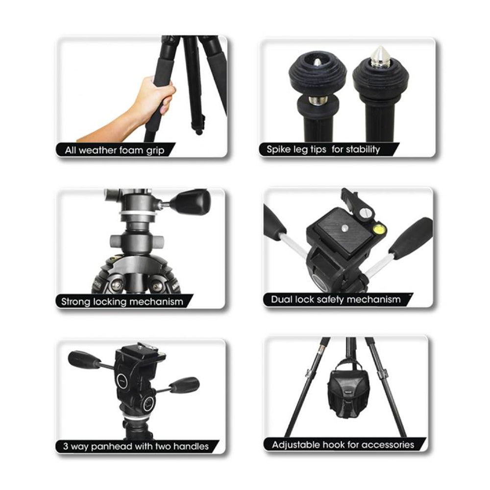 Bower Trípode Heavy Duty Professional de 65"