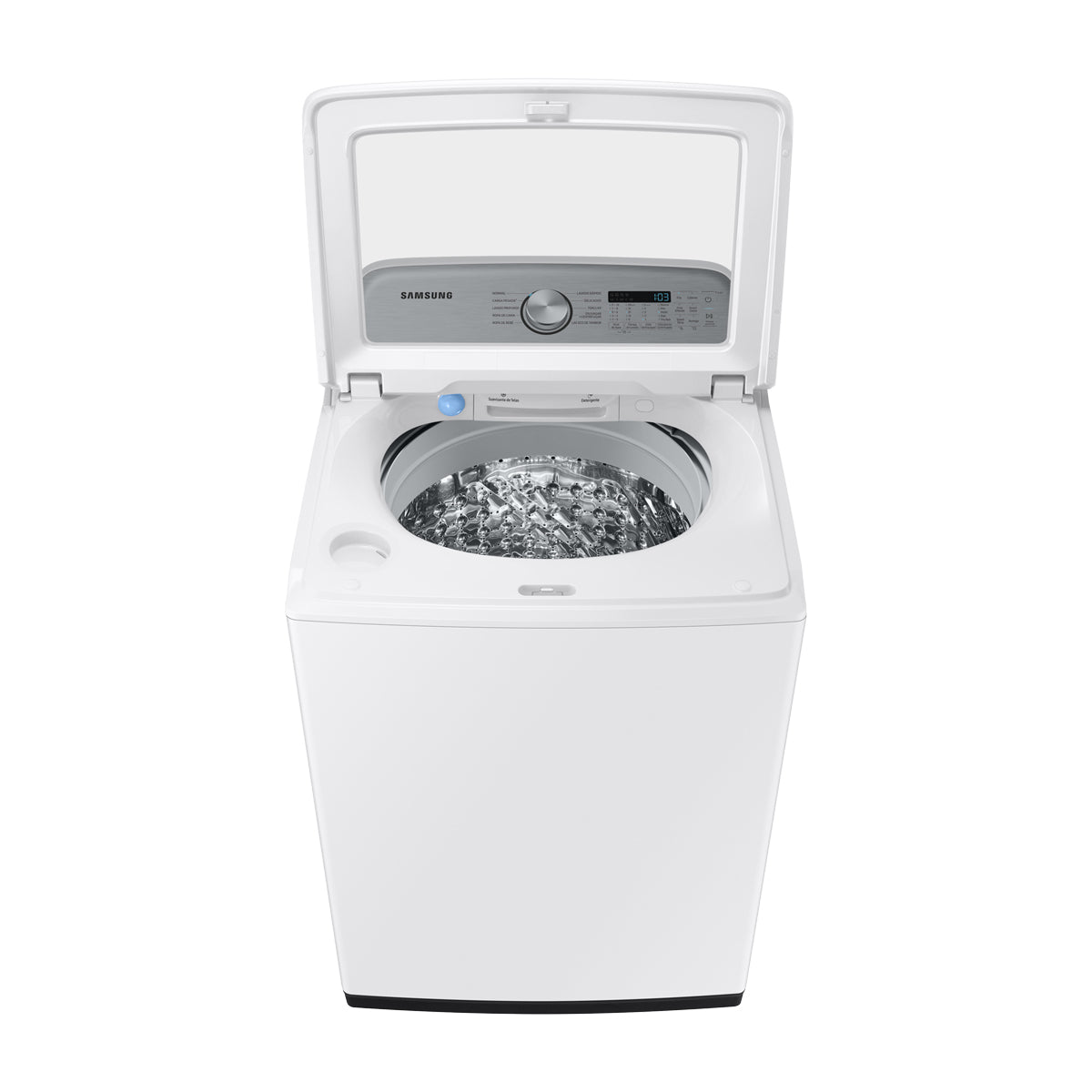 Samsung Lavadora Automática Digital Inverter de Carga Superior | BubbleStorm | Hygiene Steam | Heavy Duty+ | VRT | 22kg