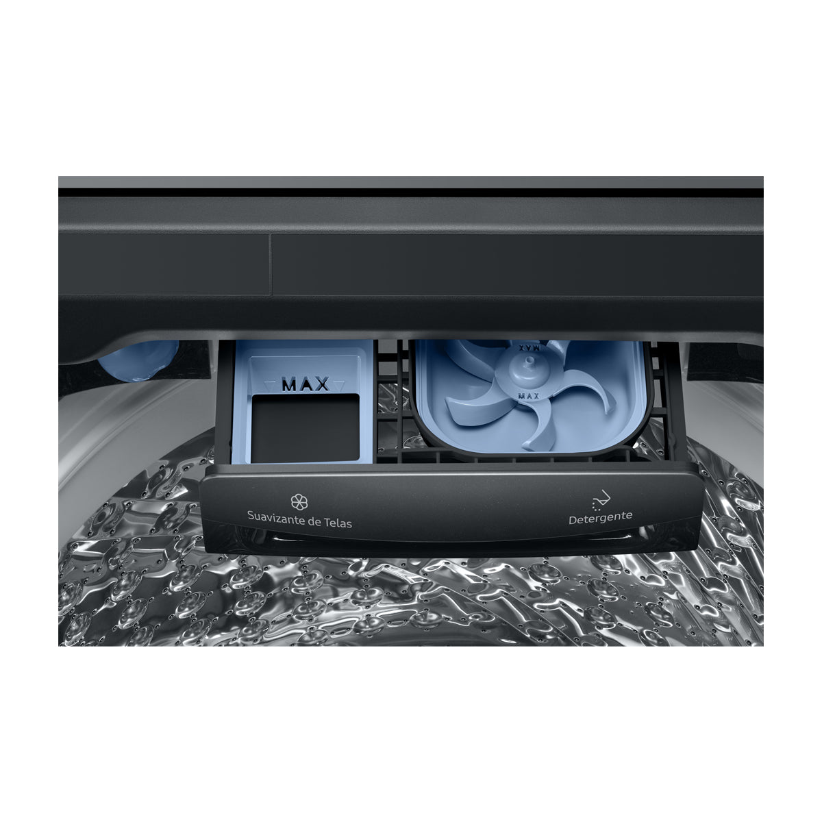 Samsung Lavadora Automática Digital Inverter de Carga Superior | BubbleStorm | Hygiene Steam | Heavy Duty+ | VRT | 24kg | Negro