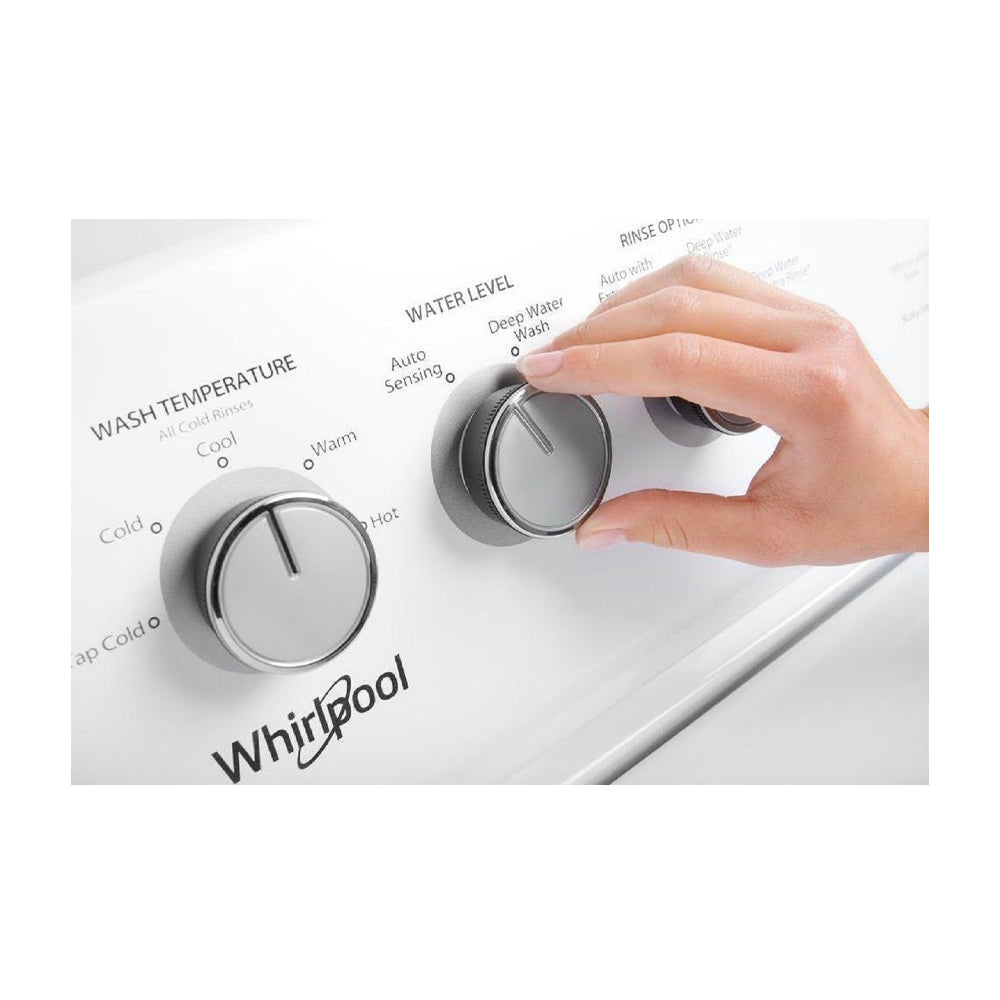 Whirlpool Lavadora Automática de Carga Superior | Impulsor / Espiral Liso | Lavado Rápido | 21kg
