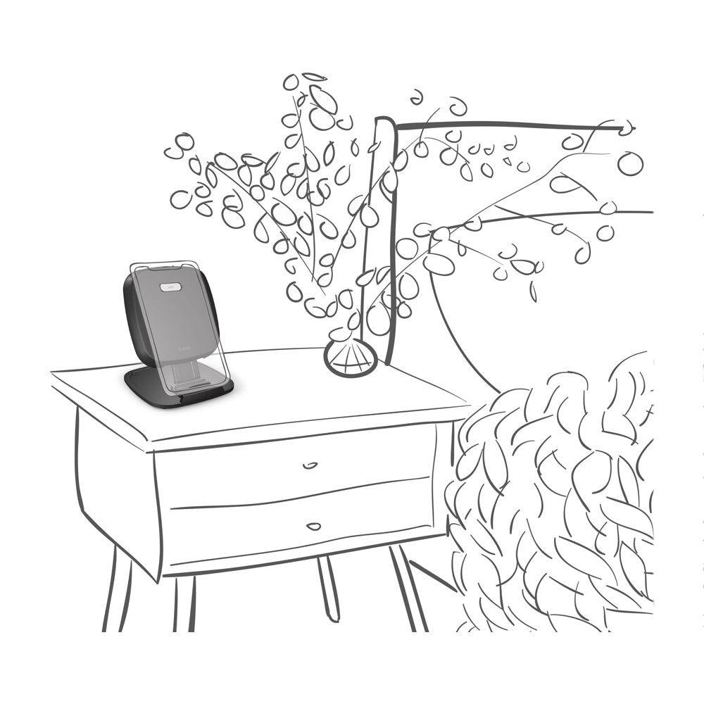 ZENS Cargador Inalámbrico para Celulares con Soporte Vertical | Negro