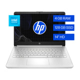 HP Laptop 14" HD, Intel N150, 4GB RAM, 128GB UFS, Windows 11 Home | Plateado