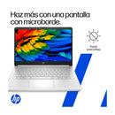 HP Laptop 14" HD, Intel N150, 4GB RAM, 128GB UFS, Windows 11 Home | Plateado