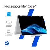HP OmniBook 5 Flip Laptop Convertible 14" 2K Táctil, Intel Core i5-1334U, 16GB RAM, 512GB SSD, Intel Iris Xe, Windows 11 Home | Plateado