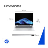 HP OmniBook 5 Flip Laptop Convertible 14" 2K Táctil, Intel Core i5-1334U, 16GB RAM, 512GB SSD, Intel Iris Xe, Windows 11 Home | Plateado