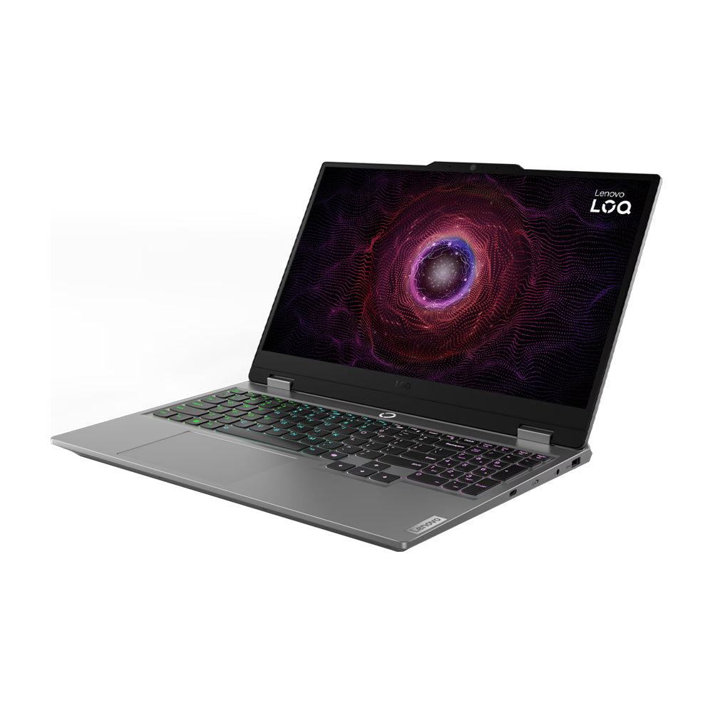 Lenovo LOQ Gaming Laptop 15.6" FHD 144Hz, AMD Ryzen 5 7235HS, 16GB RAM, 512GB SSD, NVIDIA GeForce RTX 3050 6GB, Nahimic Audio, Windows 11 Home | Gris