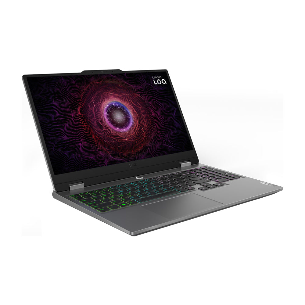 Lenovo LOQ Gaming Laptop 15.6" FHD 144Hz, AMD Ryzen 5 7235HS, 16GB RAM, 512GB SSD, NVIDIA GeForce RTX 3050 6GB, Nahimic Audio, Windows 11 Home | Gris