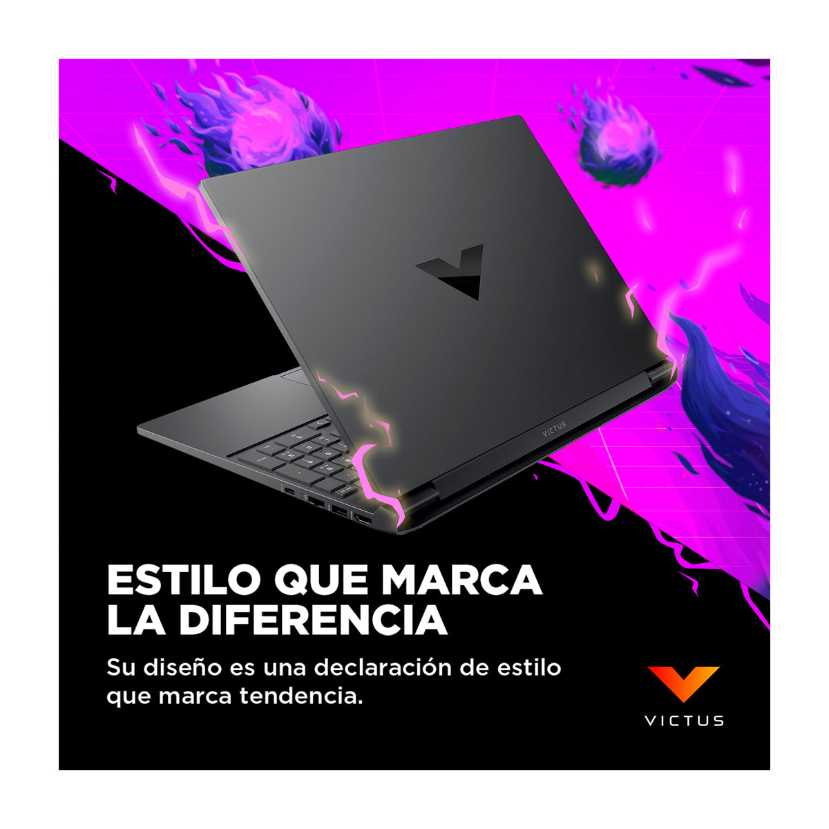 HP Victus Laptop Gaming 15.6" FHD 144Hz, Intel Core i5-13420H, 16GB RAM, 512GB SSD, NVIDIA GeForce RTX 3050 6GB, Windows 11 Home | Negro